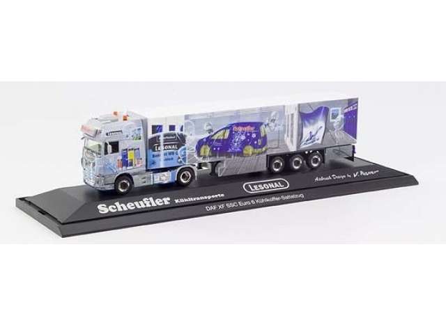 DAF XF SSC E6 Scheufler / Lesonal パープル ヘルパ 1/87 / Herpa 1/87 ミニカー