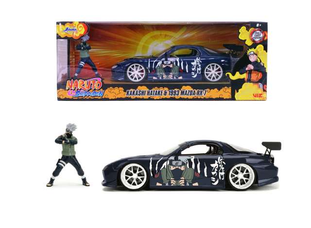 1993 マツダ RX-7 ナルト仕様 劇中車 ミニカー Mazda RX-7 / JADA 1/24 ミニカー