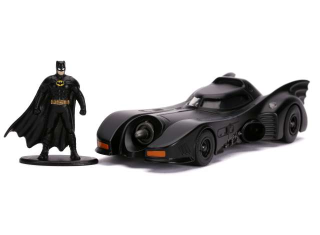 1989 バットモービル バットマン フィギュア付 ブラック 映画 劇中車 ミニカー / JADA 1/32 ミニカー