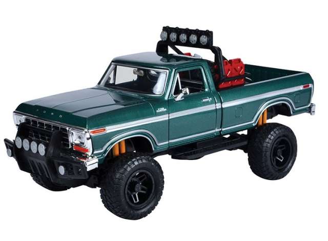 1979 フォード F-150 カスタム オフロード仕様 グリーン Ford F150 / Motor Max 1/24 ミニカー