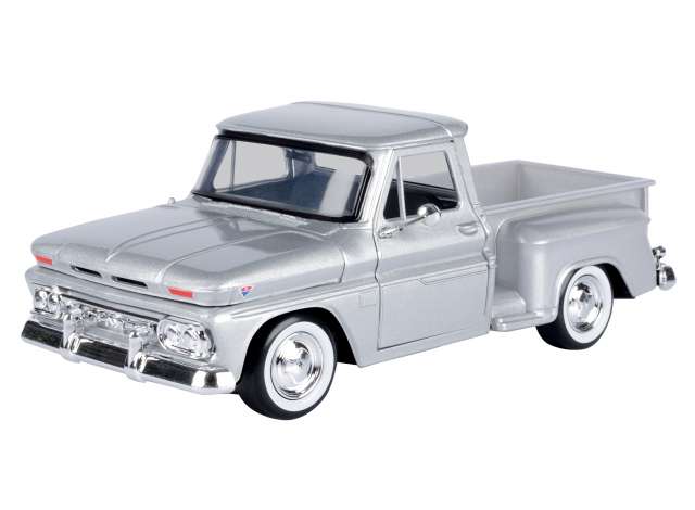 1966 GMC C1000 ピックアップ シルバー GMC C1000 PickUp ミニカー / Motor Max 1/24 ミニカー