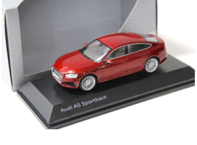 2017 アウディ A5 スポーツバック マタドールレッドメタリック Audi A5 / Spark 1/43 ミニカー