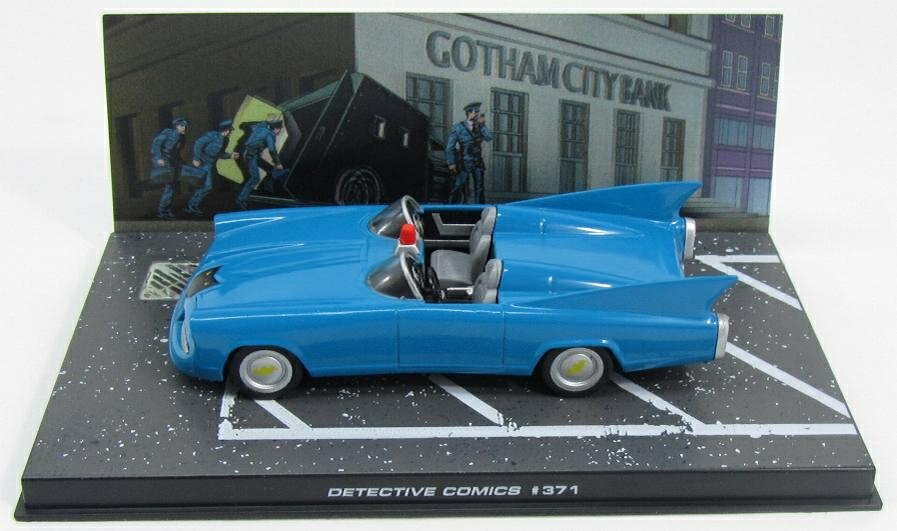 Batmanバットマン Batmobileバットモービル Detectiveデテクティブ Comicsコミックス 371 ブルー / EDICOLA 1/43 ミニカー
