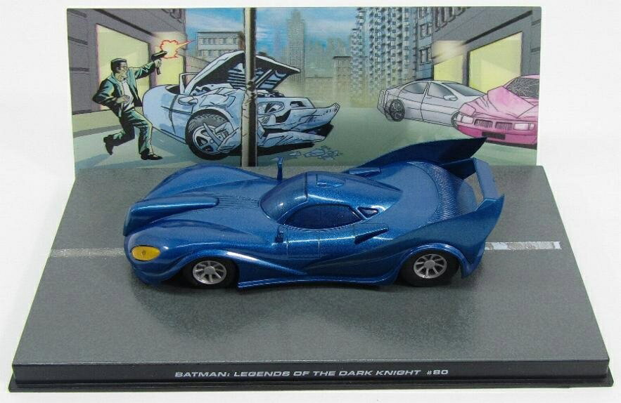 BATMANバットマン BATMOBILEバットモービル LEGENDS OF THE DARK KNIGHTレジェンズオブザダークナイト ブルーメタリック / EDICOLA 1/43 ミニカー