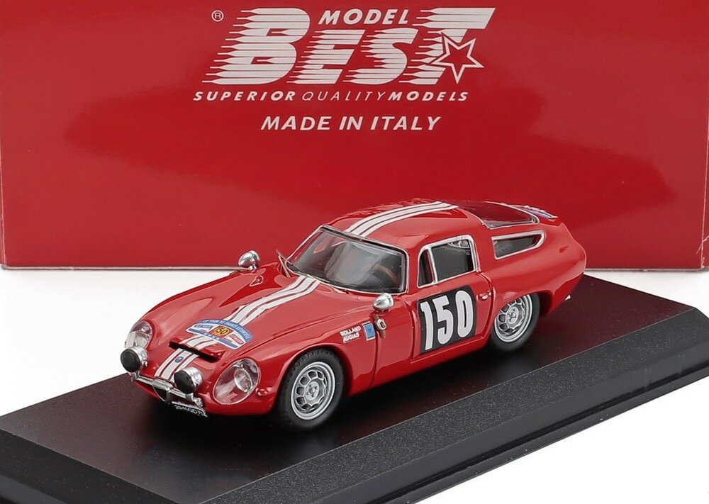 ALFA ROMEO GIULIA TZ N 150 ツール・ド・フランス 1964 ジャン・ロラン ガブリエル・オージャス レッド / Best-Model 1/43 ミニカー