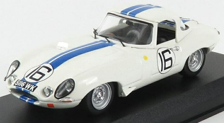 JAGUAR E-TYPE 3.8L TEAM BRIGGS CUNNINGHAM N 16 24h ル・マン 1963 ロイ・サルヴァドーリ ポール・リチャーズ ホワイト ブルー / Best-Model 1/43 ミニカー