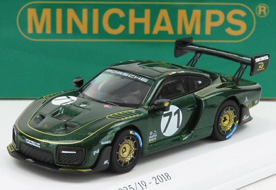PORSCHE 935/19 N 71 ベース 911 991 2 GT2 RS 2018 グリーン 1200台限定/ MINICHAMPS 1/64 ミニカー