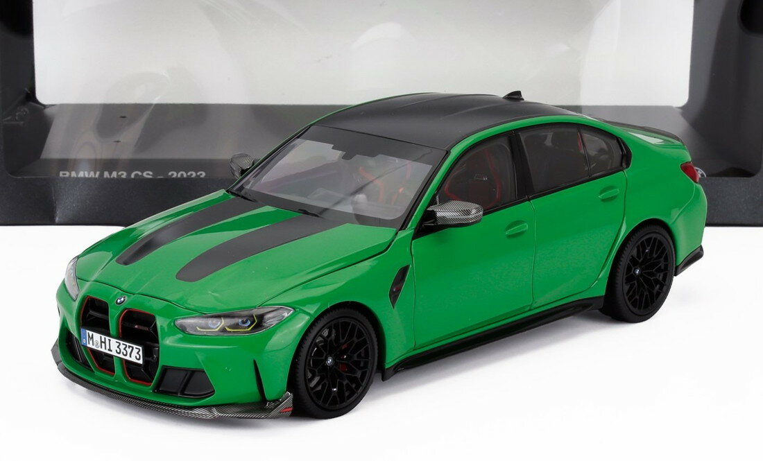 BMW 3-Series 3シリーズ M3 Competitionコンペティション CS G80 2024 Green Blackグリーンブラック / MINICHAMPS 1/18 ミニカー