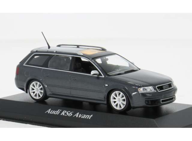 2002 アウディ RS6 アバント グレーメタリック Audi RS6 Avant ミニカー / Maxichamps 1/43 ミニカー