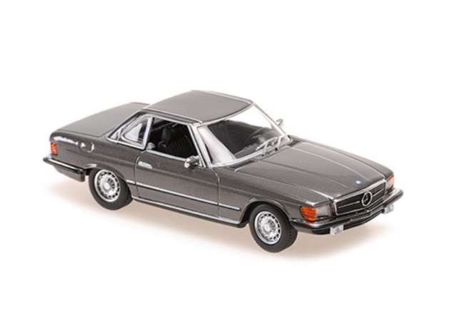 1974 メルセデスベンツ 350 SL カブリオレ ハードトップ グレーメタリック / Maxichamps 1/43 ミニカー