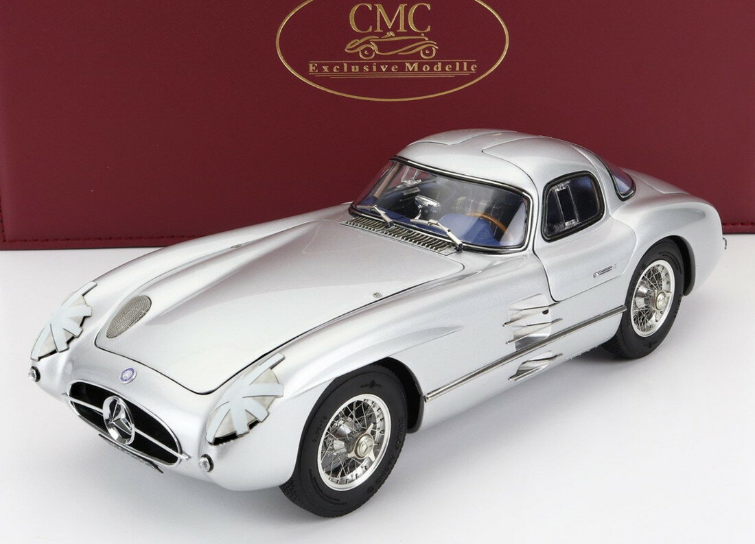 Mercedes Benz - 【予約】 Mercedes-Benzメルセデスベンツ 300 SLR Uhlenhautウーレンハウト Coupeクーペ 1955 No.15 Swedenスウェーデン GP シルバー / CMC 1/18 ミニカー