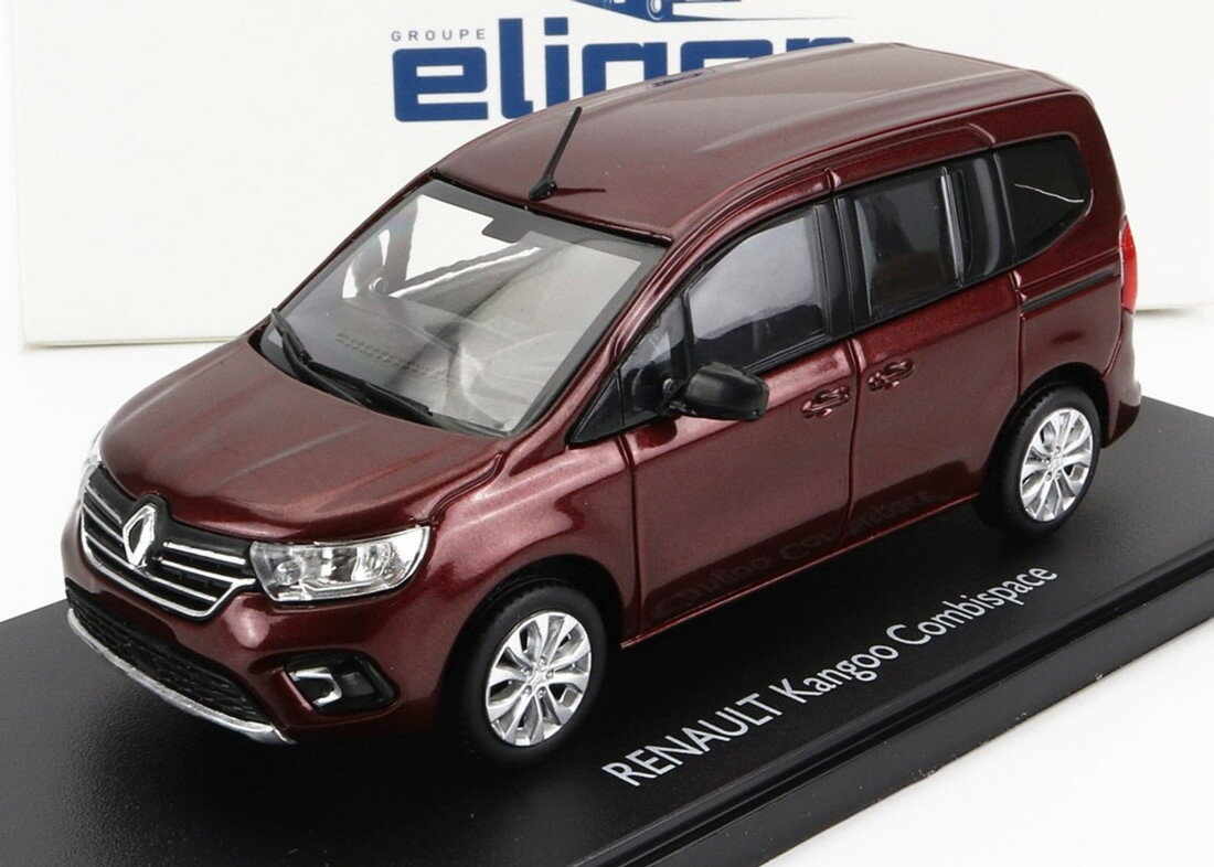 Renaultルノー Kangooカングー Combispaceコンビスペース 2021 レッドメタリック / ELIGOR 1/43 ミニカー