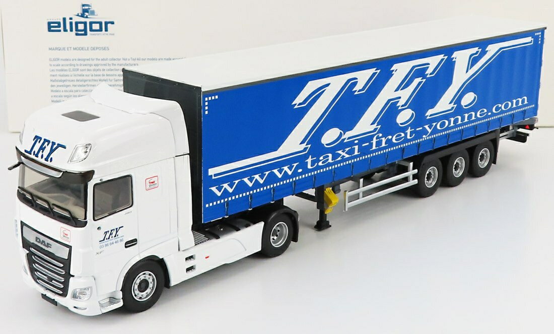DAFダフ XF480 Superspaceスーパースペース MY 2017 2017 Truckトラック Telonatoテロナート Taxi Fret Yonne Tran / ELIGOR 1/43 トラック商用車