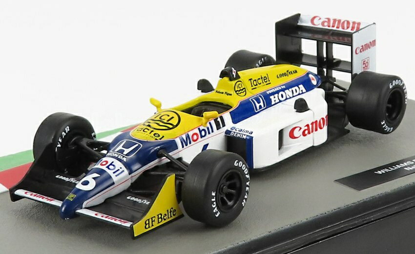 Williamsウィリアムズ F1 Hondaホンダ FW11B No.6 World Championワールドチャンピオン Season 1987 Nelson Piquetネル / EDICOLA 1/43 ミニカー