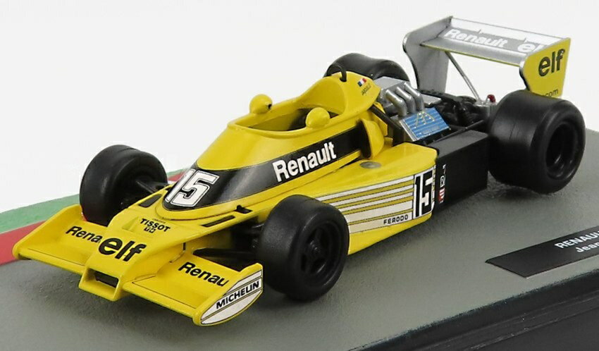 Renaultルノー F1 RS01 No.15 Season 1977 Jean Pierre Jabouilleジャン・ピエール・ジャブイーユ イエローブラック / EDICOLA 1/43 ミニカー