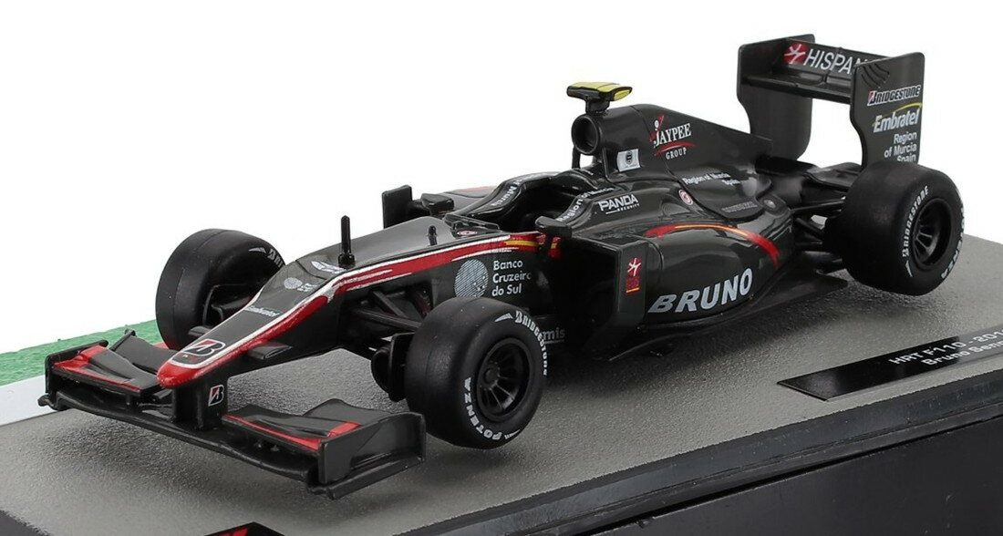 Tomika - HRT F1 F110 Cosworth No.21 Brazilian GP 2010 Bruno Senna グレー / EDICOLA 1/43 ミニカー