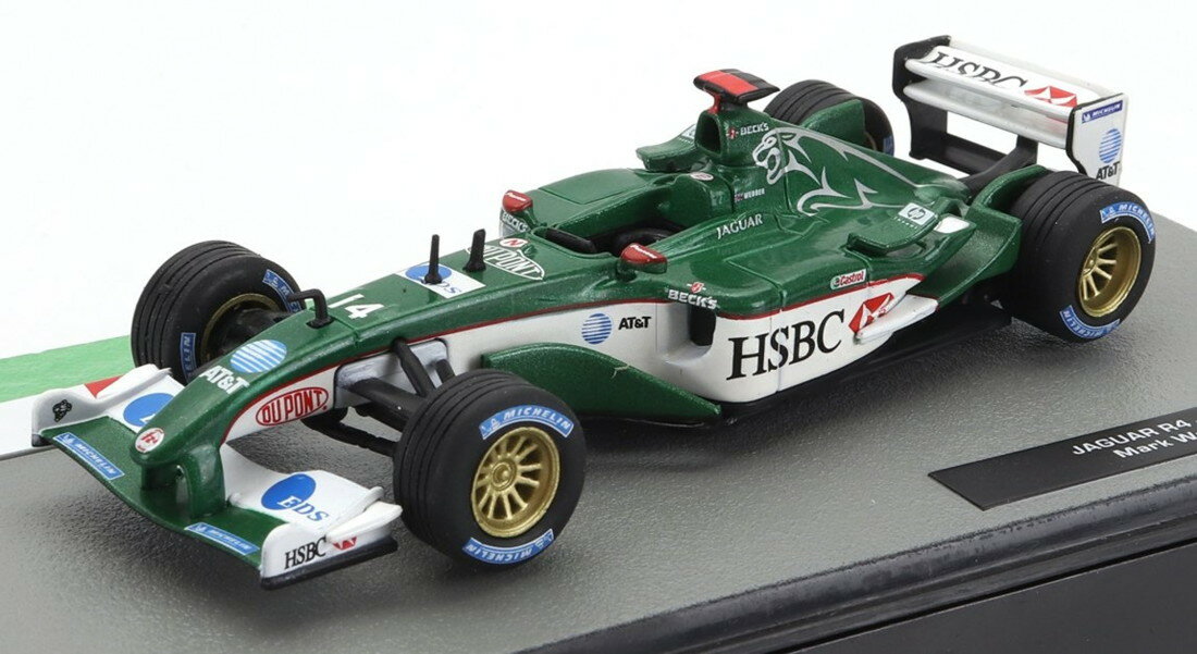 Jaguarジャガー F1 R4 2003 No.14 Mark Webberマークウェバー Green Whiteグリーンホワイト / EDICOLA 1/43 ミニカー