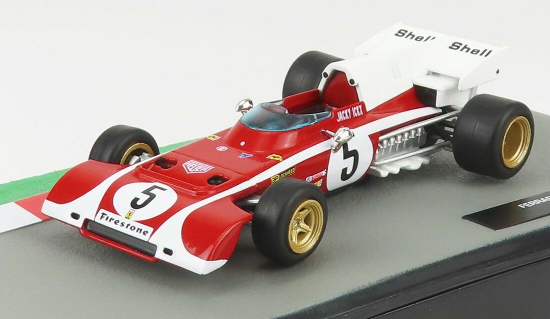 Ferrariフェラーリ F1 312B2 Scuderia Ferrariスクーデリア・フェラーリ 1972 No.5 Jacky Ickxジャッキー・イクス レッド ホワイト / EDICOLA 1/43 ミニカー