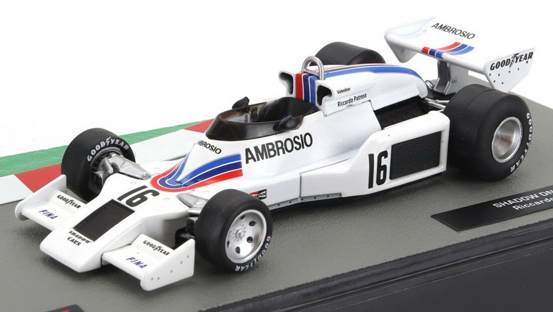 Shadowシャドウ F1 DN8 1977 No.16 Riccardo Patreseリカルド・パトレーゼ ホワイト / EDICOLA 1/43 ミニカー