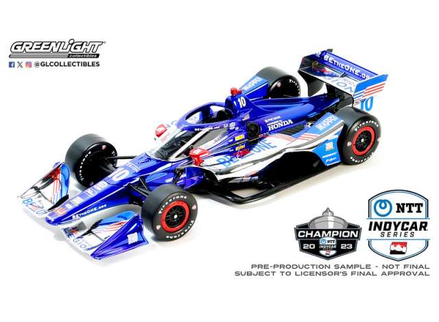 2023 #10 アレックス・パロウ 年間王者 インディカー チップ・ガナッシ / Greenlight 1/18 ミニカー