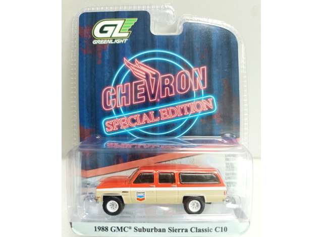 1988 GMC サバーバン シエラ クラシック シェブロン スペシャル 1 / Greenlight 1/64 ミニカー