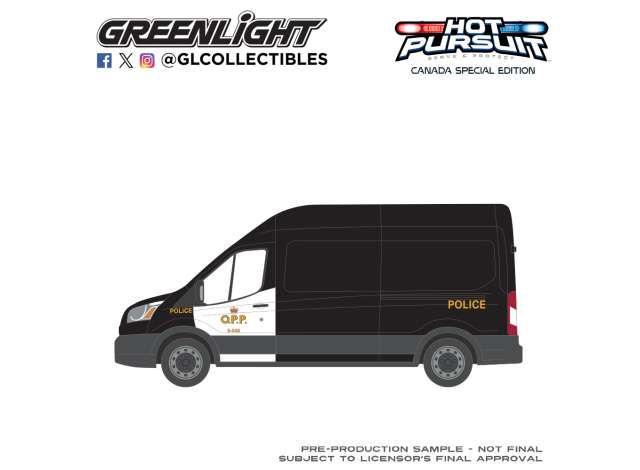 2015 フォード トランジット オンタリオ州警察 OPP カナダ ホットパスート / Greenlight 1/64 ミニカー