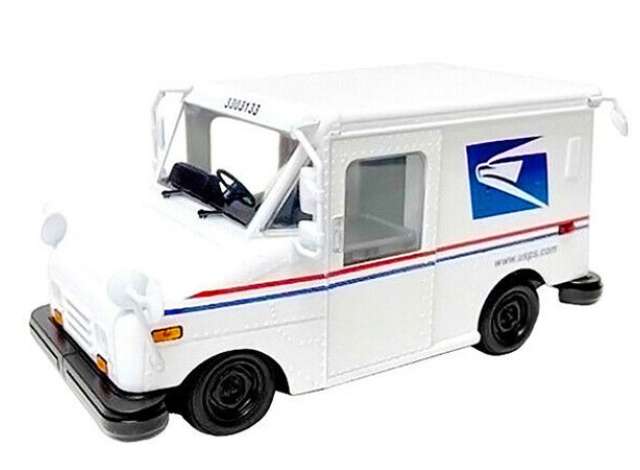 USPS アメリカ郵便公社 デリバリートラック 配送車 ホワイト/ブルー/レッド / Greenlight 1/24 ミニカー