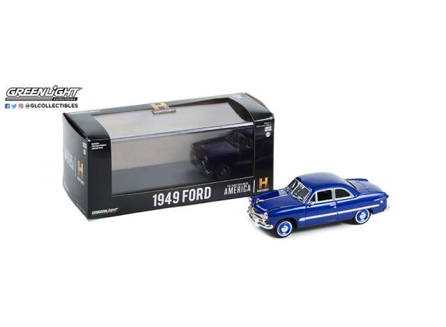 1949 フォード TVドラマ The Cars That Made America ブルー / Greenlight 1/43 ミニカー