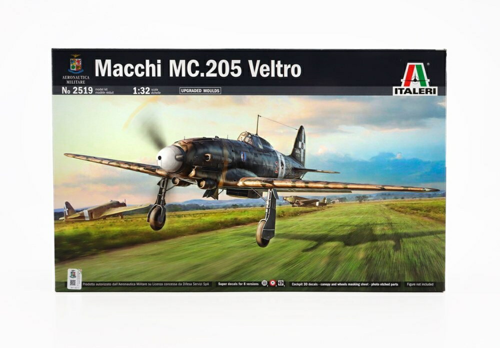 Macchiマッキ MC205 Veltroヴェルトロ 1942 Militaryミリタリー Airplane飛行機 / ITALERI 1/32 飛行機