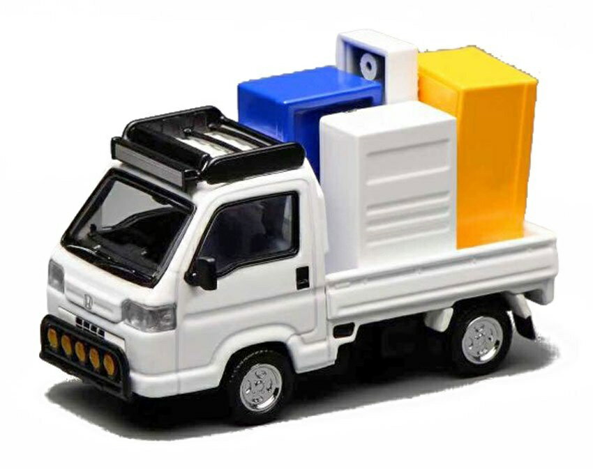【予約】8-10月以降発売予定HONDA アクティ トラック カスタム 1985 ホワイト / MOTORHELIX 1/64 ミニカー