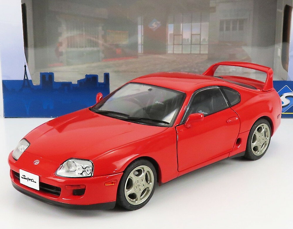 迷你车 - TOYOTA スープラ MKIV (A80) クーペ 1993 レッド / SOLIDO 1/18 ミニカー