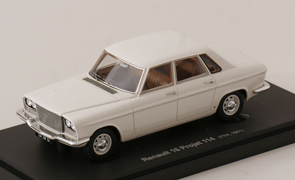 Renaultルノー 16 Projetプロジェット 114 1961 ホワイト / Avenue 43 1/43 ミニカー