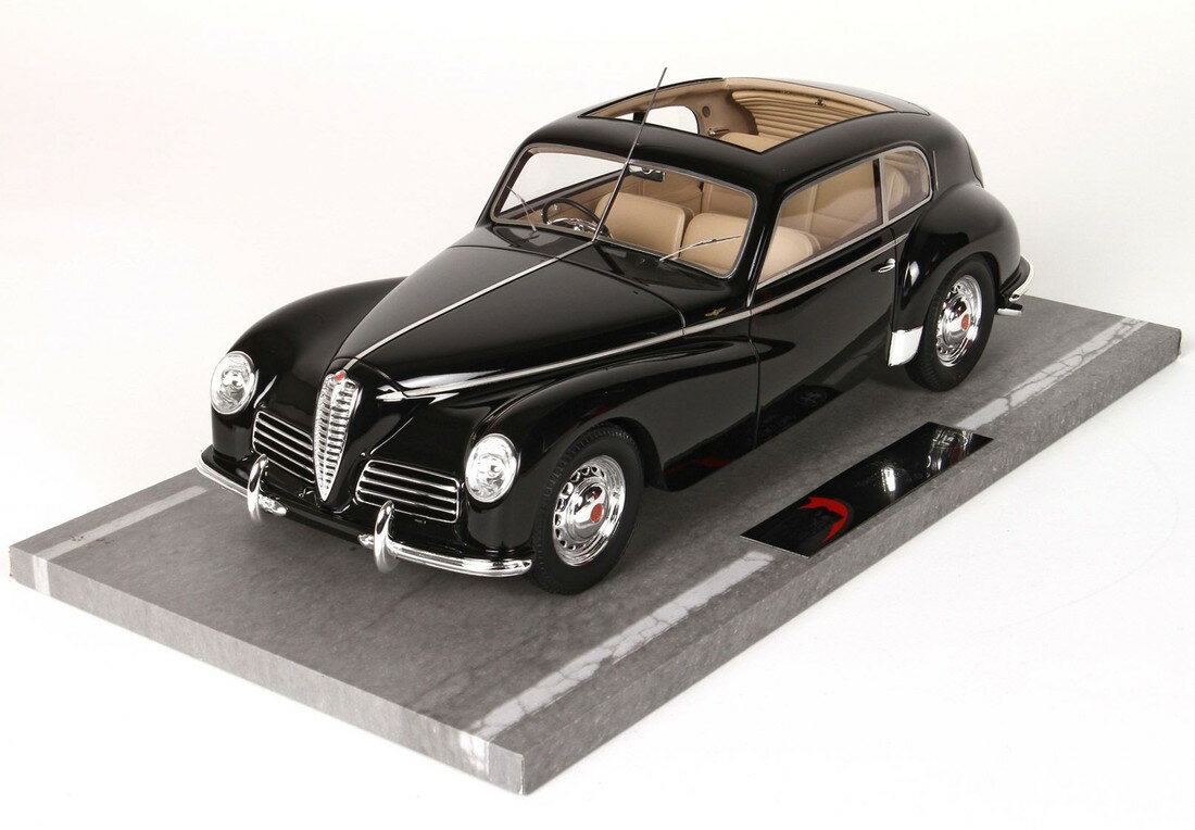 Alfa Romeoアルファロメオ Freccia d Oro gloss black 限定96台 / BBR 1/18 ミニカー