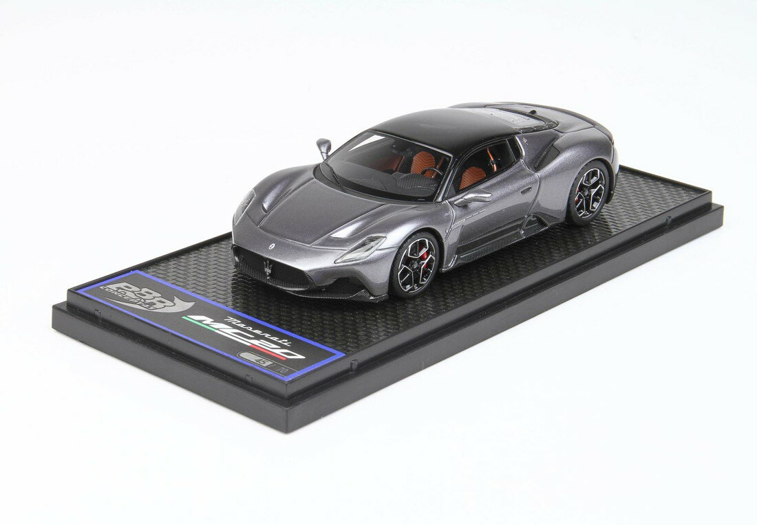 汽車玩具, 電車玩具 - 【予約】Maseratiマセラティ MC20 2020 Grigio Mistero 限定70台 / BBR 1/43 ミニカー