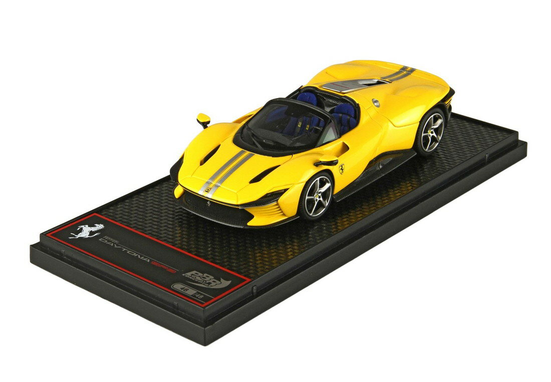 【予約】Ferrariフェラーリ Daytona SP3 serie Icona Modena yellow 限定48台 / BBR 1/43 ミニカー