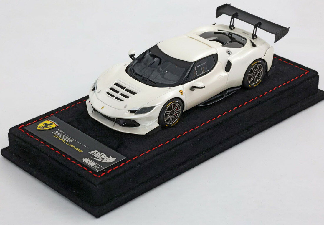 Ferrariフェラーリ 296 Challenge 2023 Fuji White alcantara base 限定24台 / BBR 1/43 ミニカー