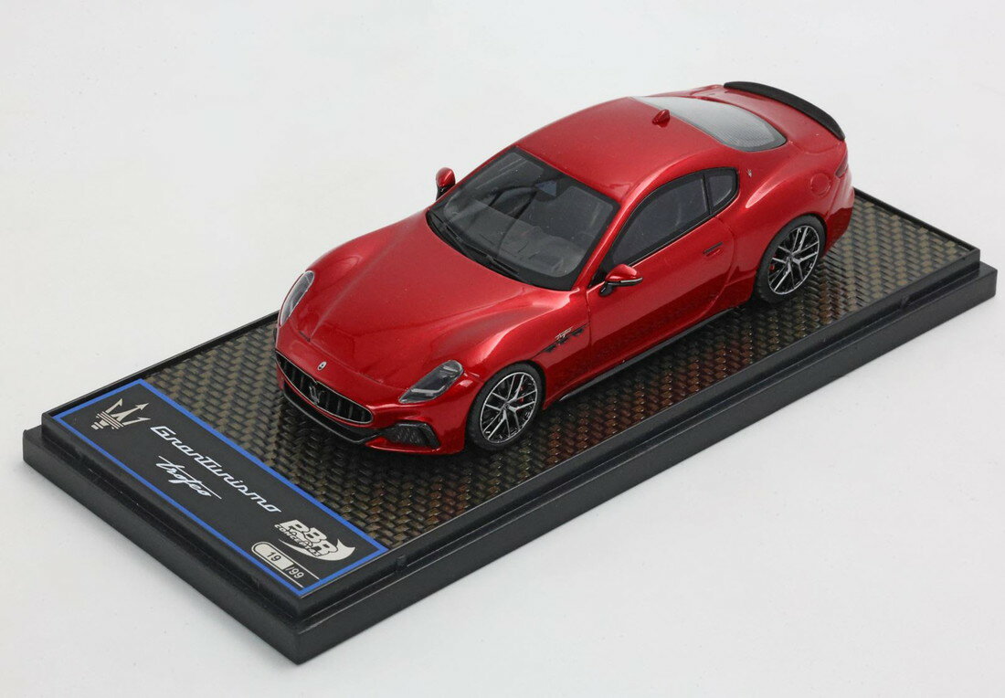 Hot Wheels - 【予約】Maseratiマセラティ Granturismo TROFEO 2023 ROSSO GT 限定99台 / BBR 1/43 ミニカー