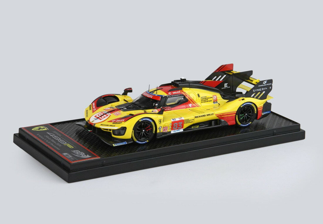 【予約】Ferrariフェラーリ 499P 83 Le Mans 2024 drivers Kubica Ye Shwartzman 限定293台 / BBR 1/43 ミニカー