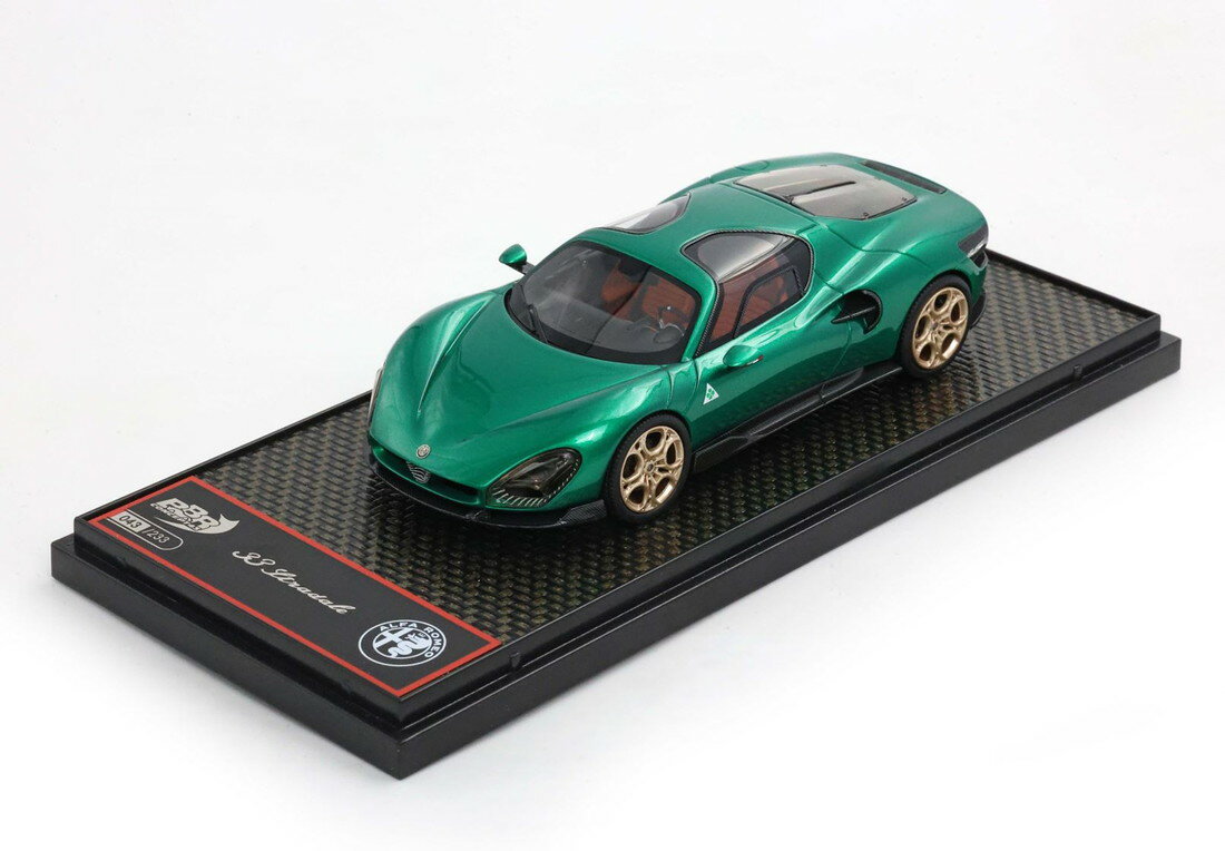 Rakuten - 【予約】Alfa Romeoアルファロメオ 33 Stradale Verde Montreal / BBR 1/43 ミニカー