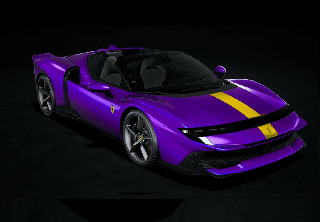【予約】Ferrariフェラーリ 849 Testarossa Spider Viola Hong Kong with Yellow livery / BBR 1/43 ミニカー