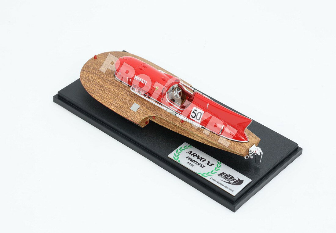 【予約】Timossi Ferrariフェラーリ Arno XI 1953 motorboat Nando dell Orto prototype / BBR 1/43 ミニカー