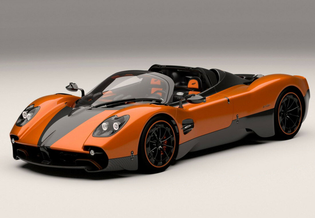 【予約】Paganiパガーニ Utopia Roadster Arancio St. Tropez open roof / BBR 1/18 ミニカー