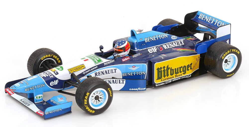 Benetton Renaultベネトン・ルノー B195 GP Europe欧州GP World Championワールドチャンピオン 1995 Schumacherシューマッハ / MINICHAMPS 1/18 ミニカー