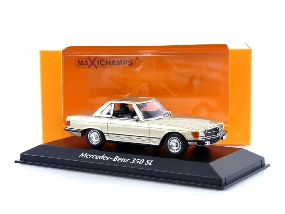 Mercedes Benz - MERCEDES-BENZ 350 SL Cabriolet 1974 メルセデス ベンツ カブリオレ / Maxichamps 1/43 ミニカー