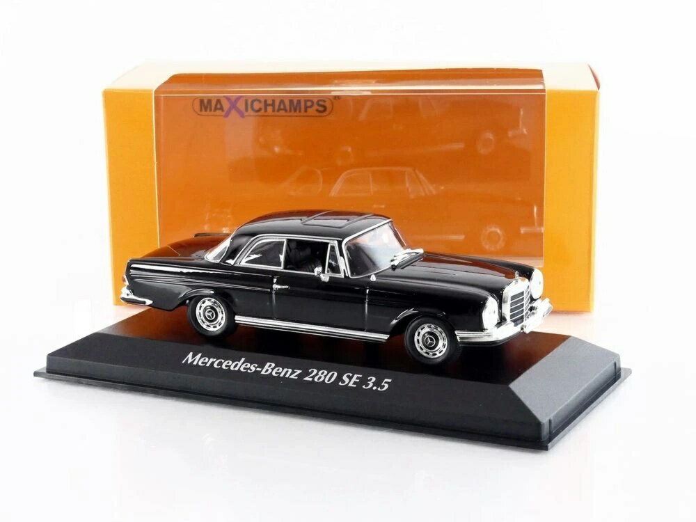 Mercedes Benz - MERCEDES-BENZ 280 SE 3.5 Coupe 1970 メルセデス ベンツ クーペ / Maxichamps 1/43 ミニカー