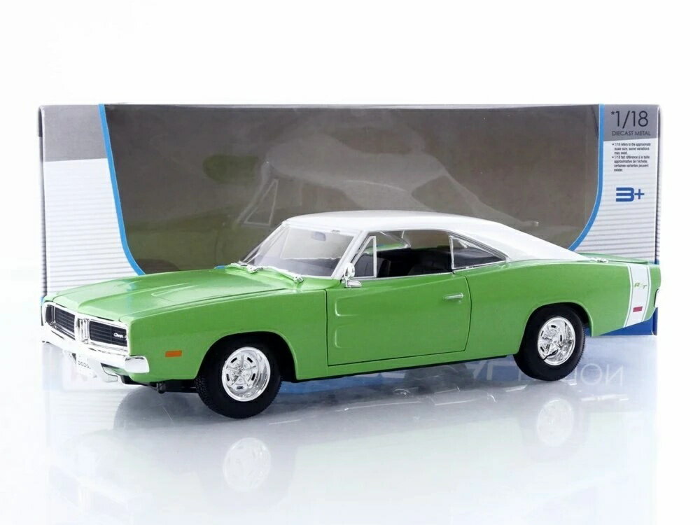 Hot Wheels - DODGE Charger RT 1969 ダッジ チャージャー / MAISTO 1/18 ミニカー