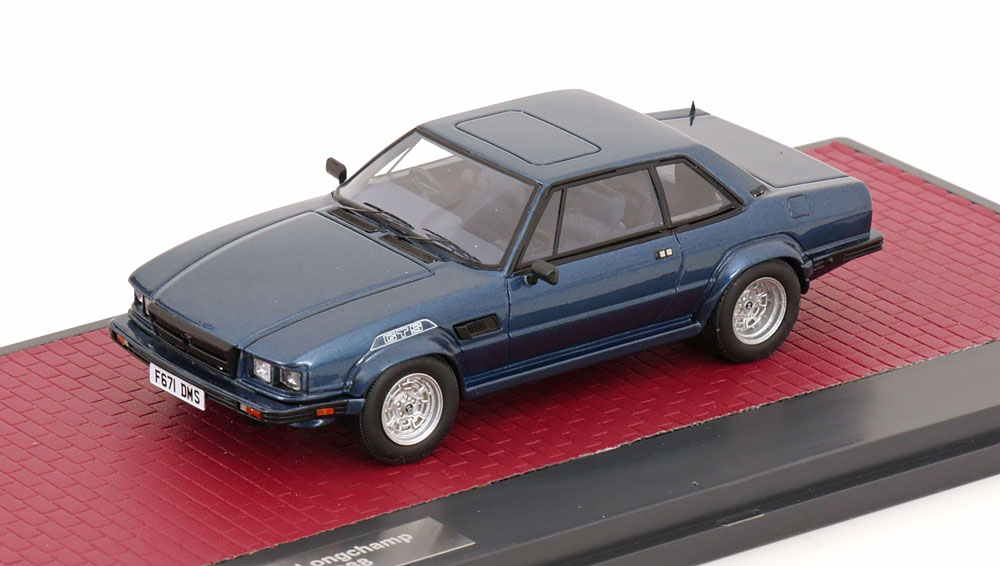 Hot Wheels - De Tomasoデトマソ Longchampロンシャン GTS/E 1988 ブルーメタリック / Matrix 1/43 ミニカー