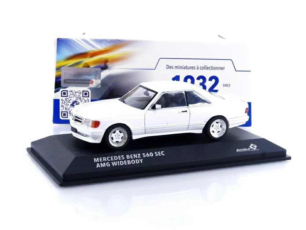 Mercedes Benz - MERCEDES-BENZ SEC 560 AMG Widebody 1990 メルセデス ベンツ / SOLIDO 1/43 ミニカー