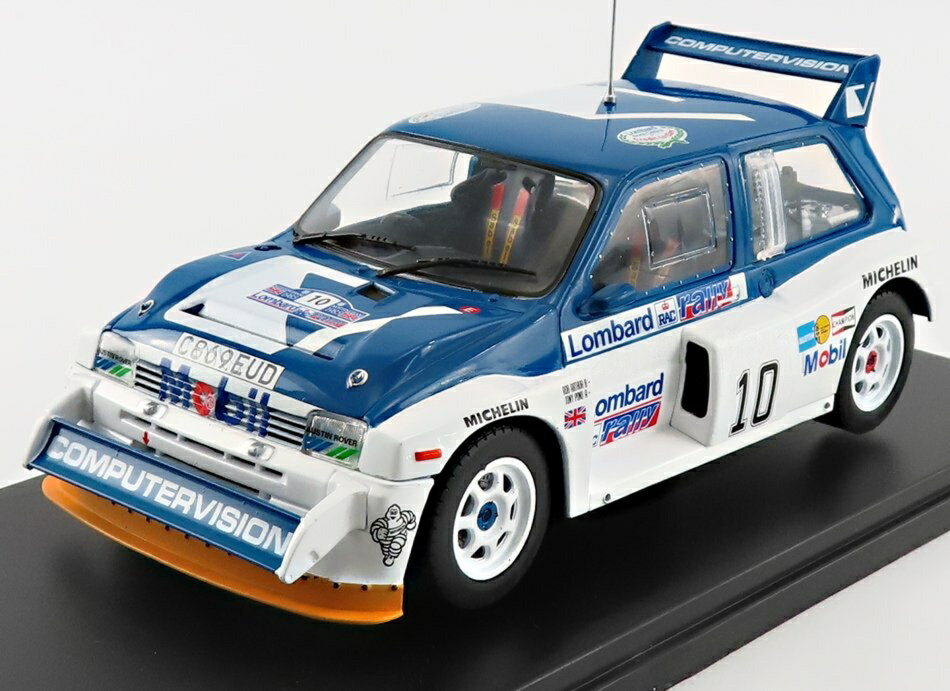 Rakuten - MGエムジー メトロ 6R4 1985 RACラリー T.POND ブルーホワイト HACHETTE-WRC-FIA-WORLD-RALLY-CHAMPIONSHIP-COLLECTION / EDICOLA 1/24 ミニカー
