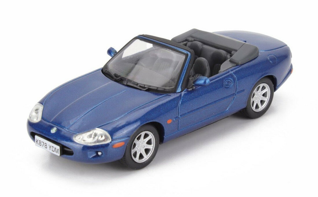 JAGUARジャガー XK8 コンバーチブル オープン 1996 ブルー DEAGOSTINI-SPIDER-&-CABRIOLET-COLLECTION / EDICOLA 1/43 ミニカー